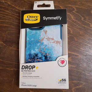 NWT Otterbox Symmetry Series fits 2020 large iPhone Blue Marble design